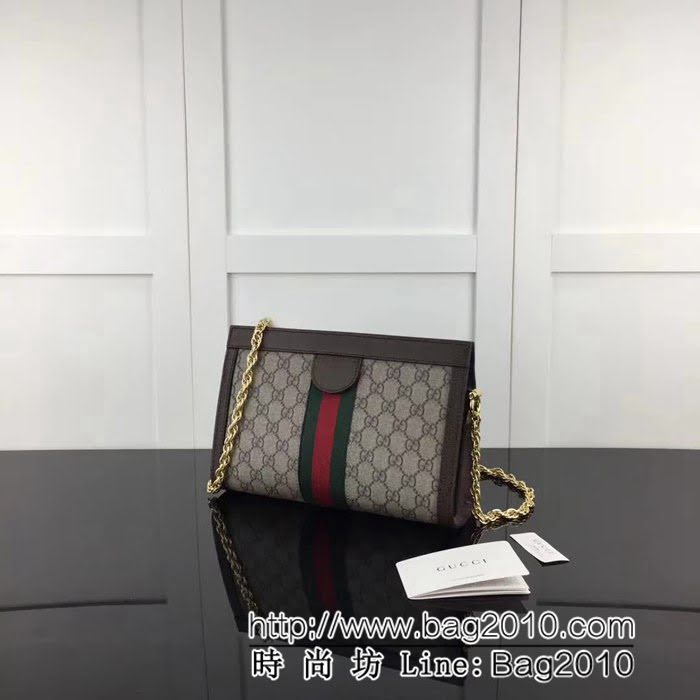 GUCCI古馳原單 新款高仿GUCCI新款專櫃品質原單貨實物實拍 503877啡pvc啡皮 HY1127